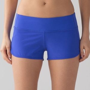 Lululemon blue speed shorts